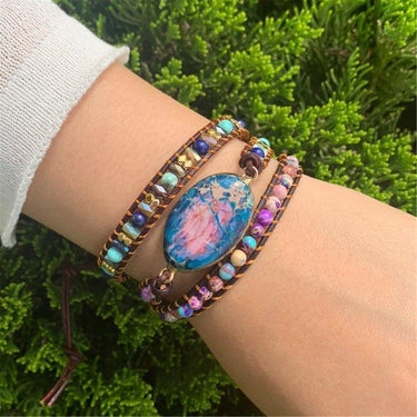 Vast Universe Jasper Wrap Bracelet-Your Soul Place